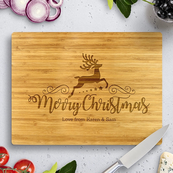 Christmas Personalised Bamboo Boards