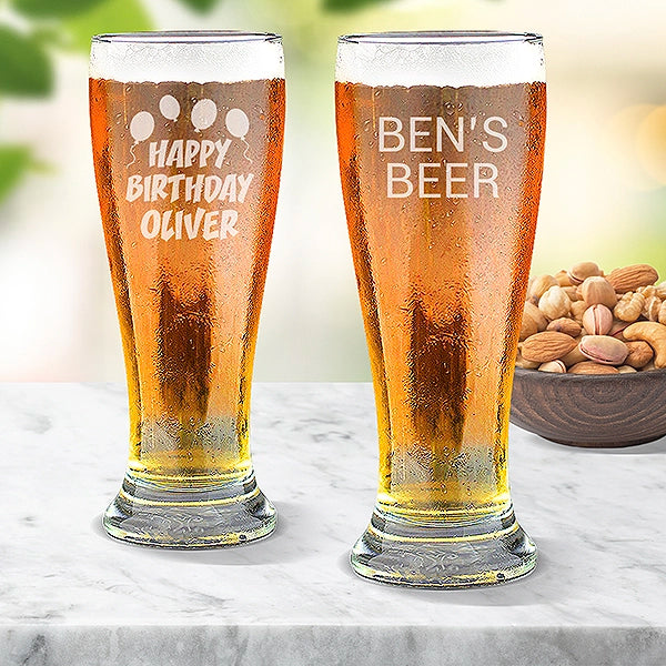Engraved Premium Beer Glasses For Him