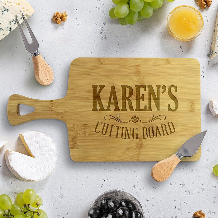 Personalised Rectangle Bamboo Serving Boards