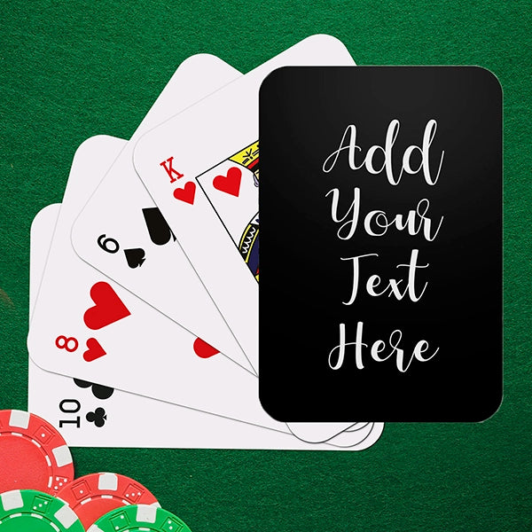 Personalised Playing Cards for Him