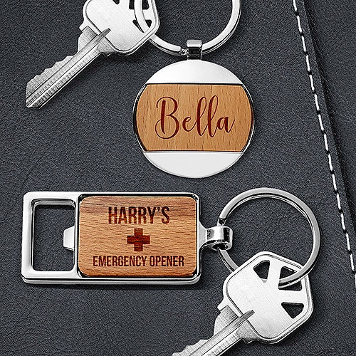 Christmas Engraved Keyrings