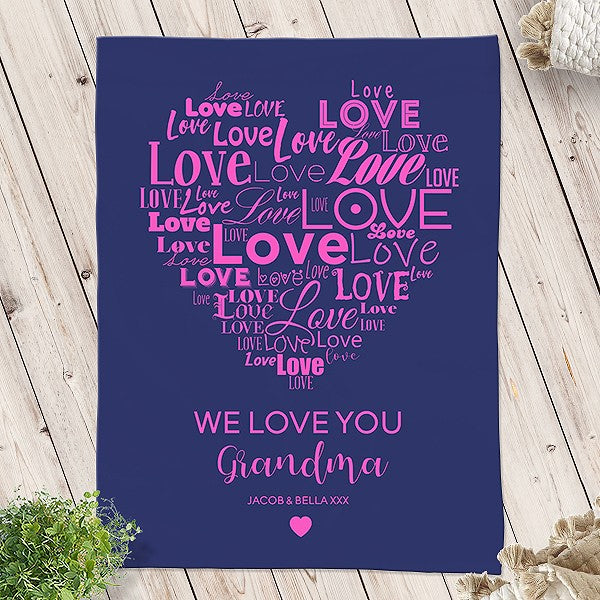 Love You Grandma Blanket