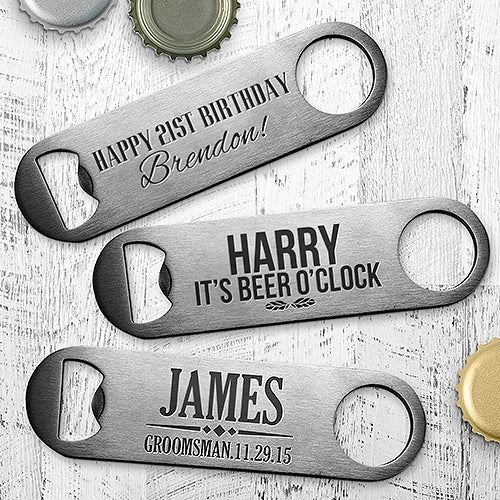 Engraved Metal Bottle Openers