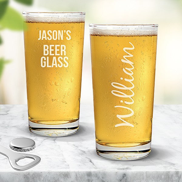 Engraved Pint Glasses