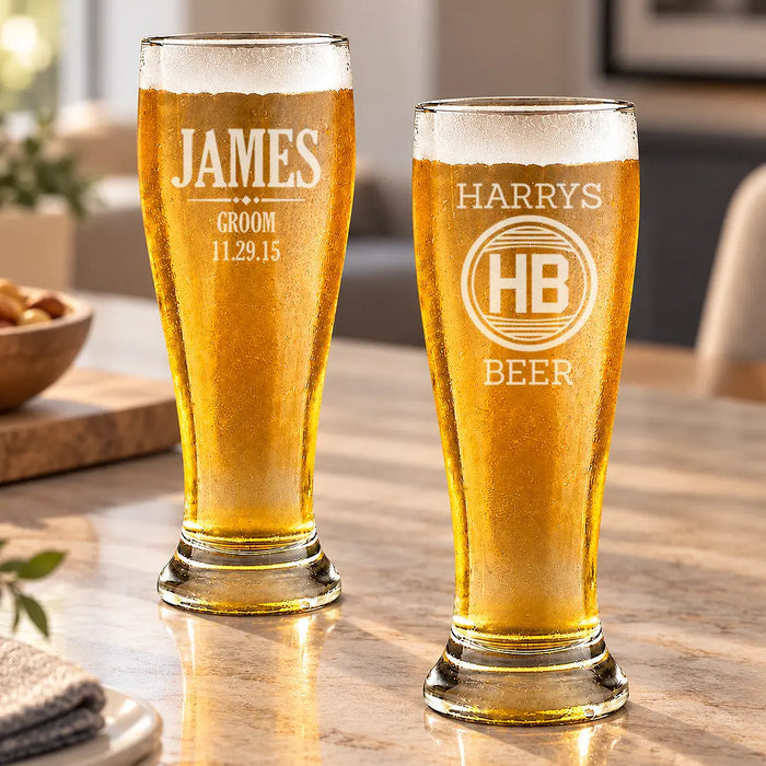 Personalised Premium Beer Glasses