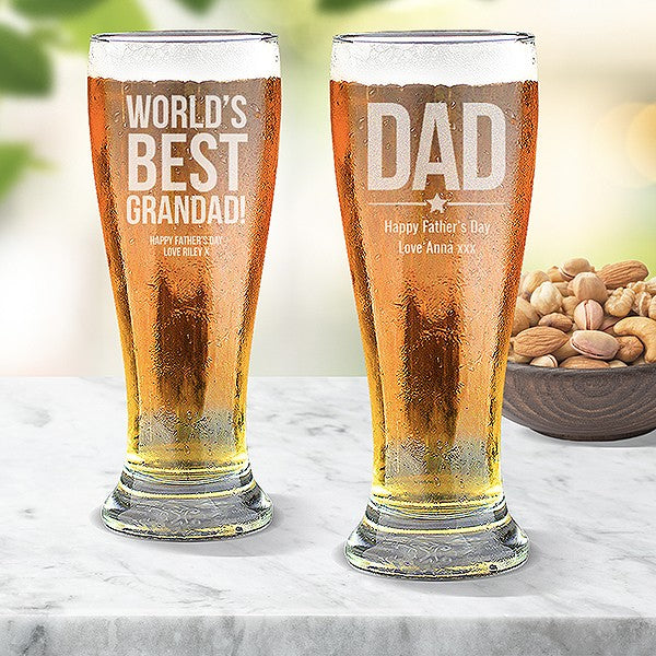 Dad Premium Beer Glasses