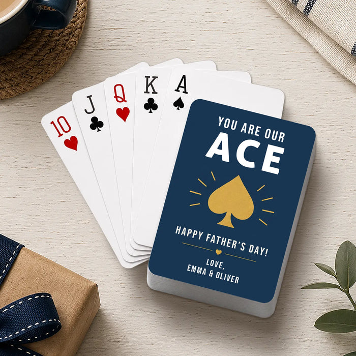 Personalised Playing Cards for Dad