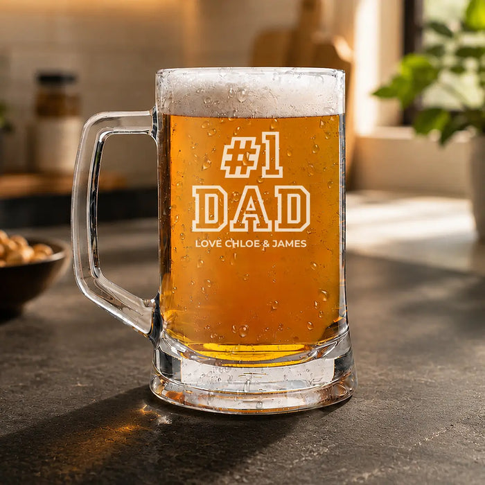 #1 Glass Beer Mug