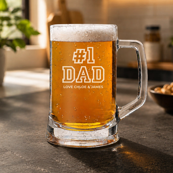 #1 Glass Beer Mug