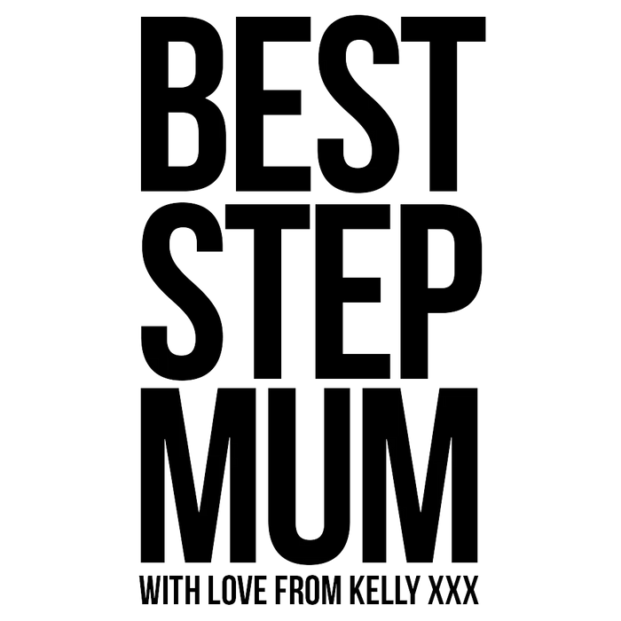 Best Step Mum Engraved Wine Glass