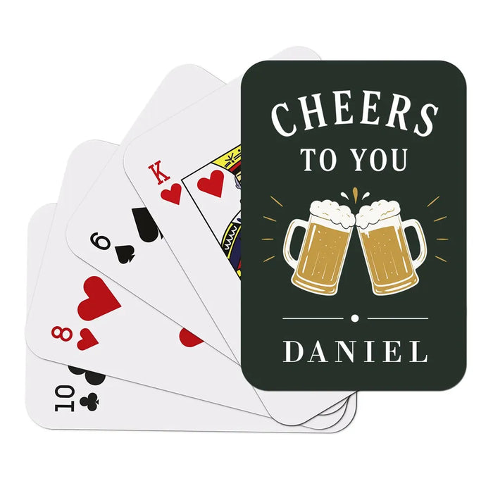 Cheers to You Beer Playing Cards