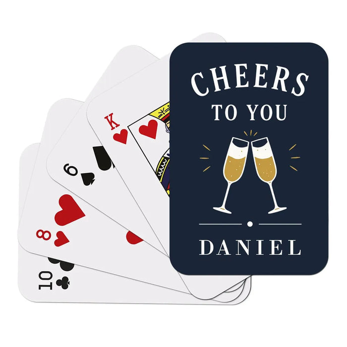 Cheers to You Champagne Playing Cards