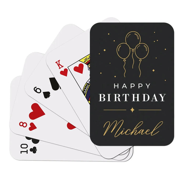 Elegant Balloons Playing Cards