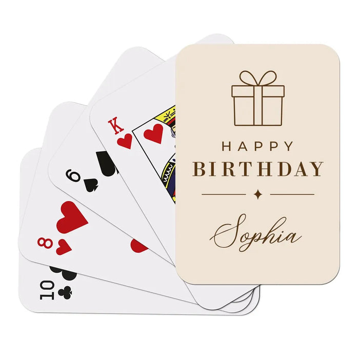 Simple Gift Playing Cards