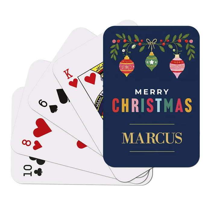 Christmas Bauble Playing Cards