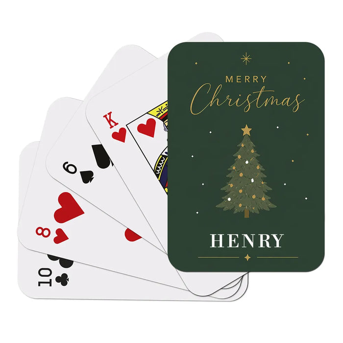 Elegant Christmas Playing Cards
