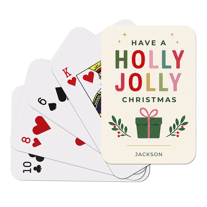 Holly Jolly Playing Cards