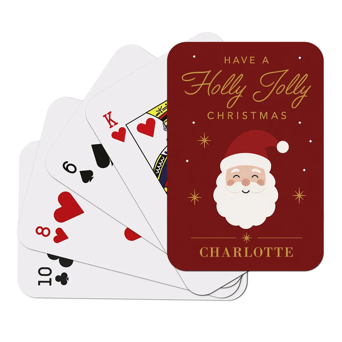 Jolly Santa Playing Cards