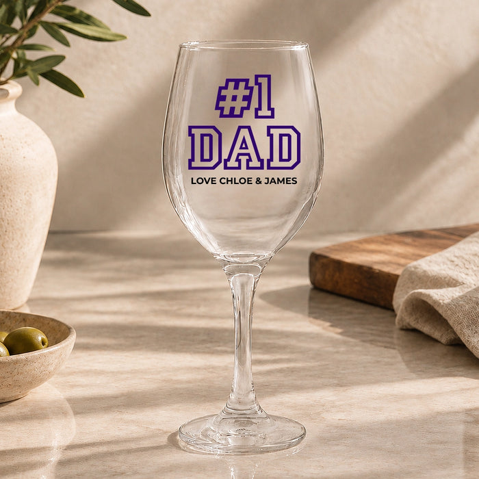 #1 Coloured Wine Glass