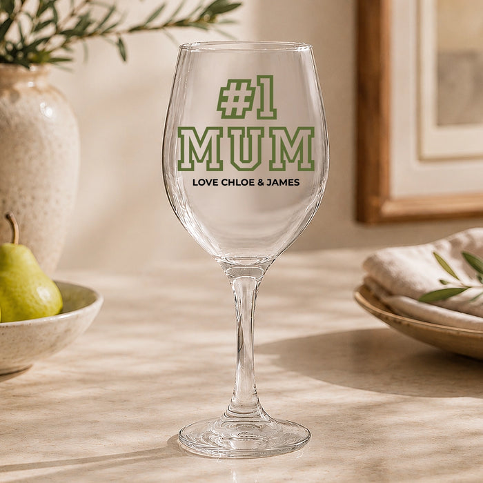 #1 Coloured Wine Glass