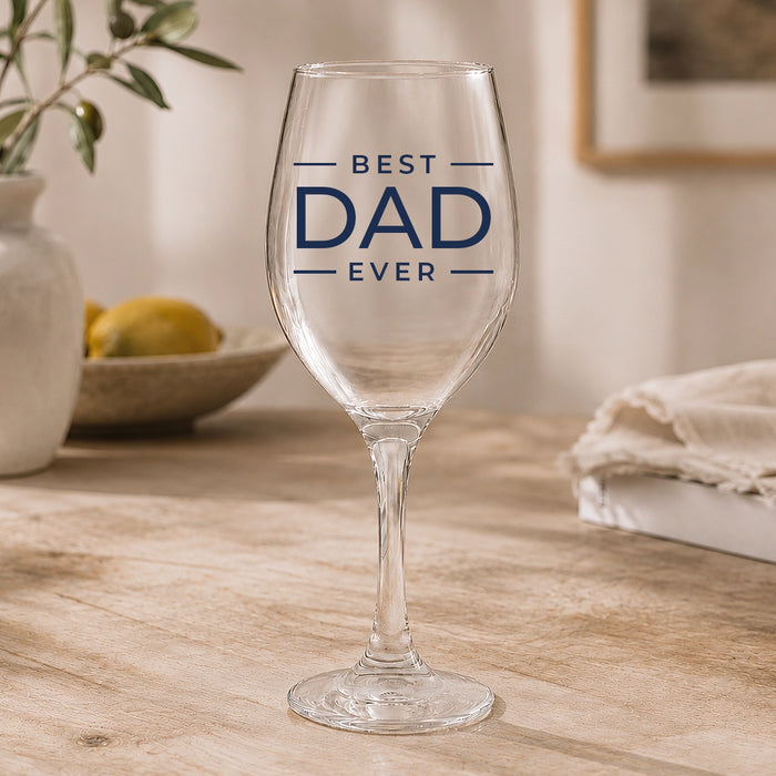 Best Ever Stacked Coloured Wine Glass
