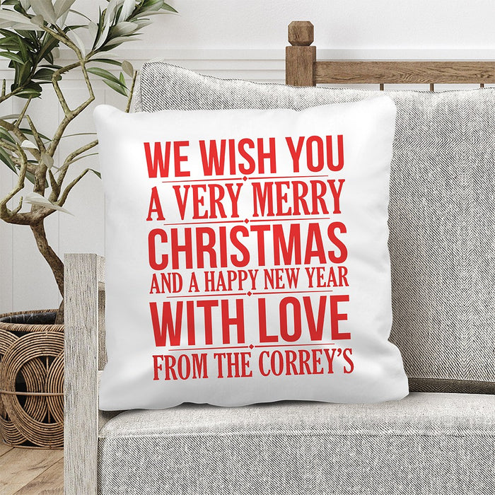 Merry Christmas Classic Cushion Cover