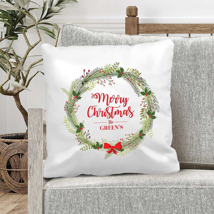 Christmas Wreath Classic Cushion Cover