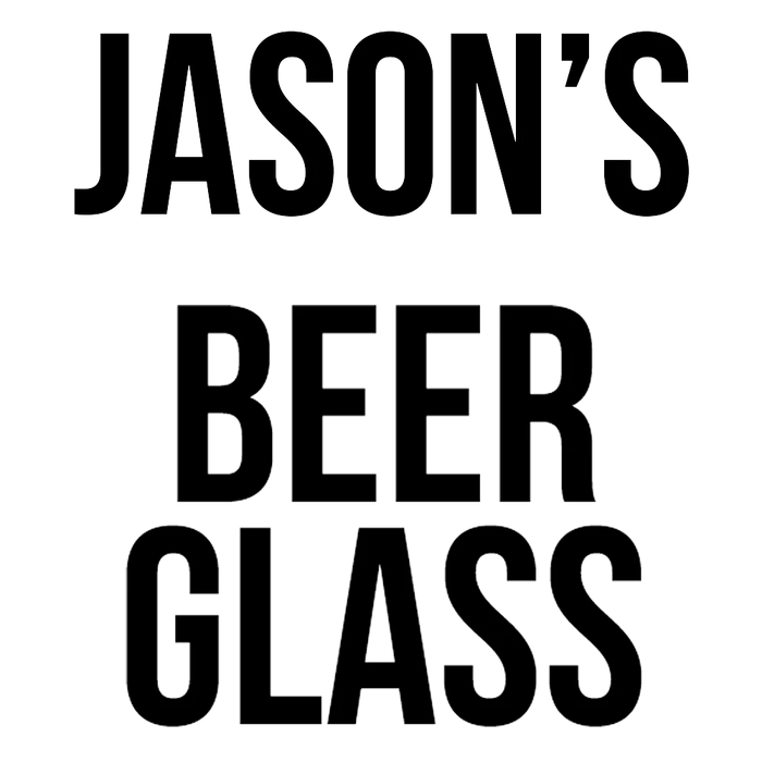 First Name Engraved Pint Glass