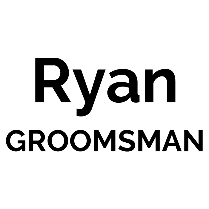 Groomsman Engraved Standard Beer Glass