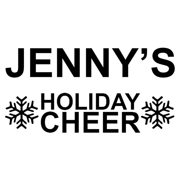 Holiday Cheer Engraved Wine Glass