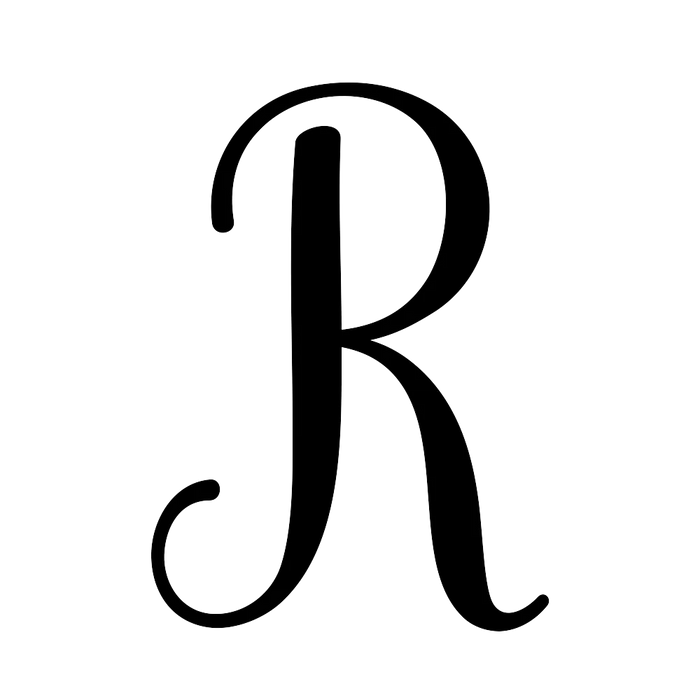 Initial Engraved Pint Glass