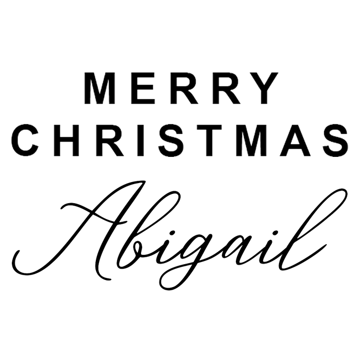 Merry Christmas Glass Beer Mug