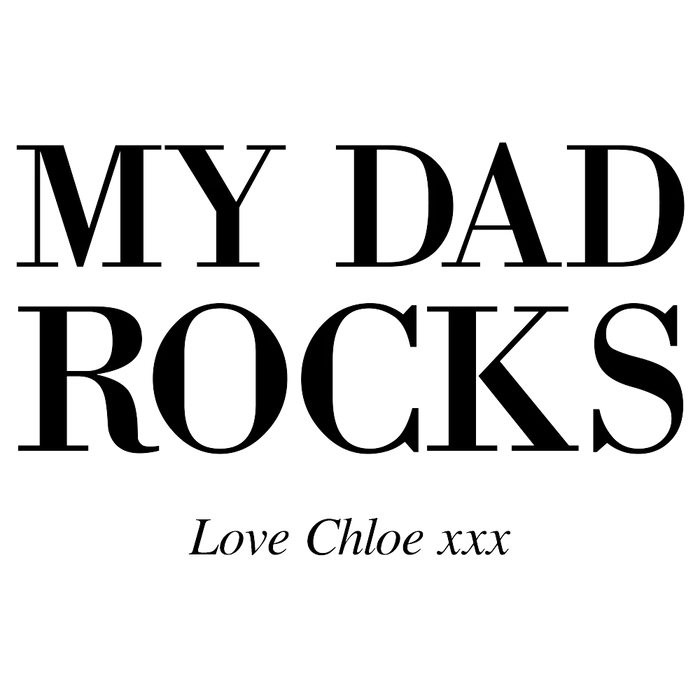 Rocks Engraved Tumbler Glass