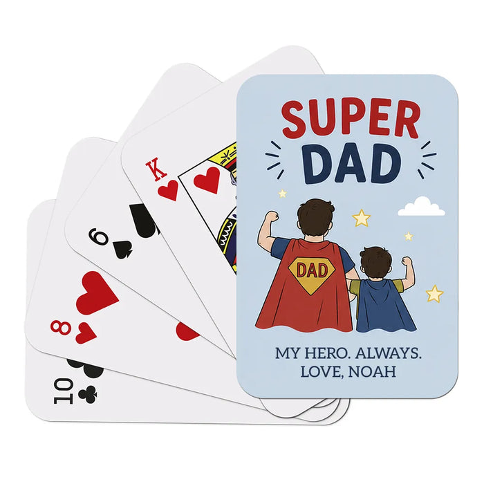 Super Dad Playing Cards