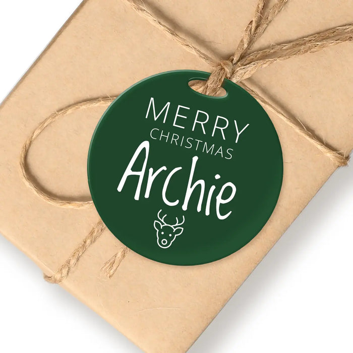 Acrylic Gift Tag - Single