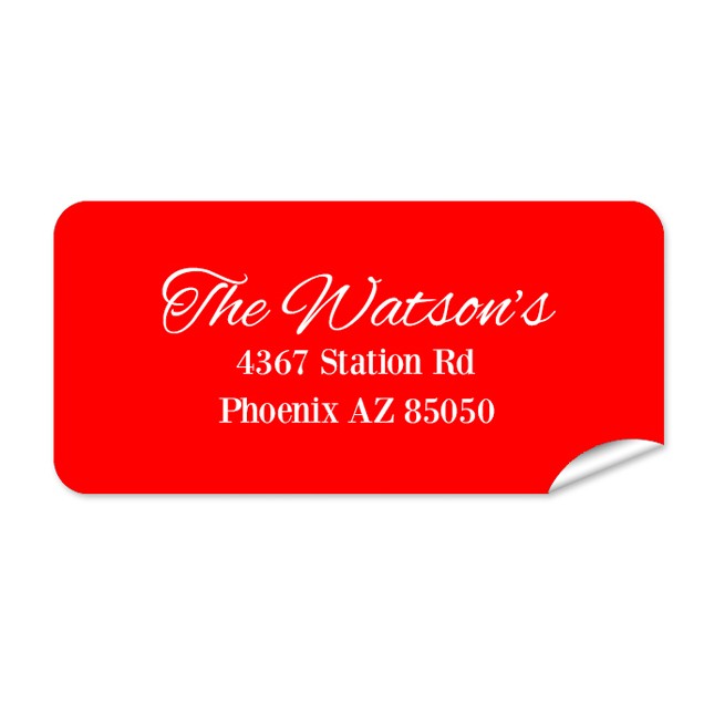 Classic Return Address Label – Fabness