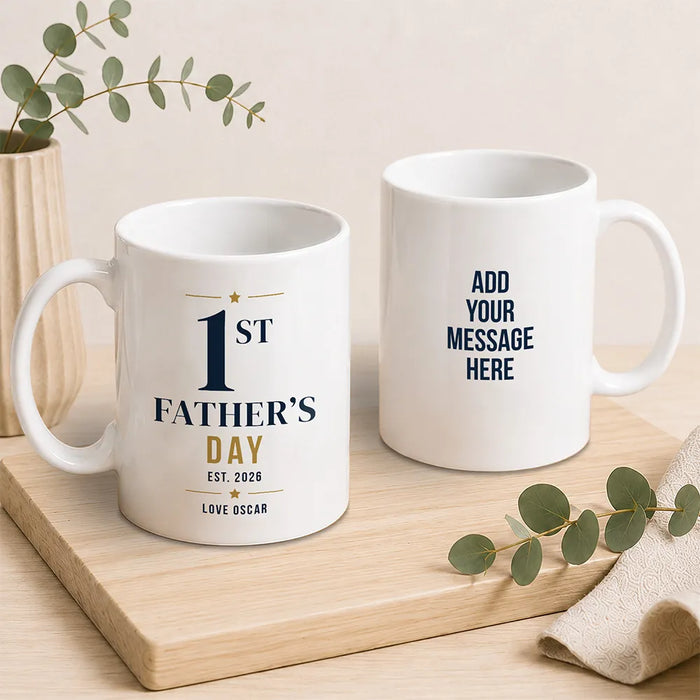 1st Father's Day Mug
