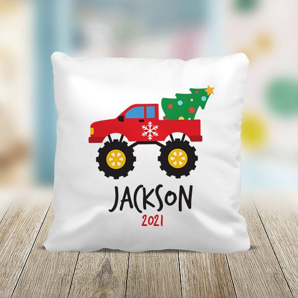 Red Monster Truck Classic Cushion Cover