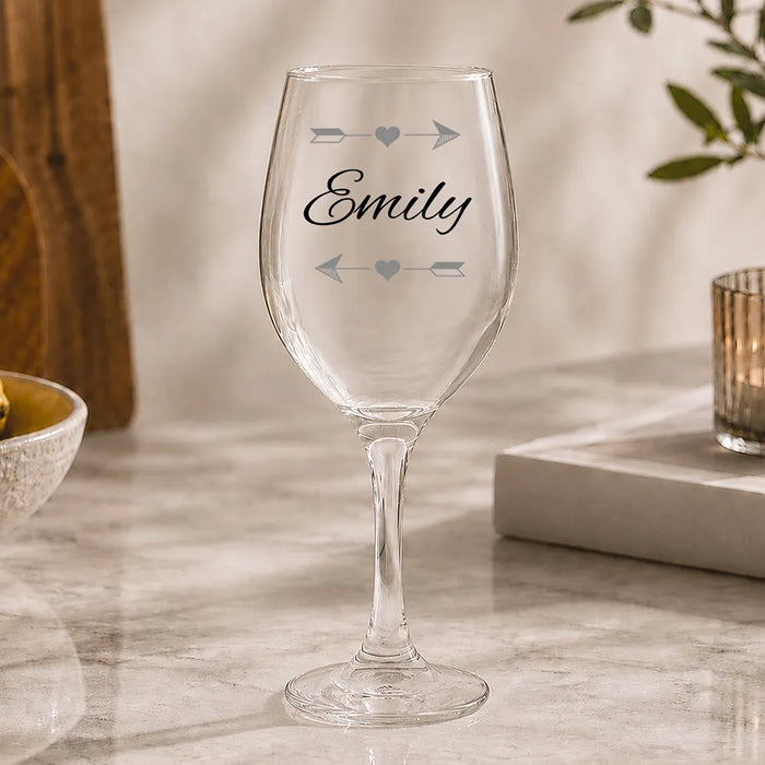 Arrows Coloured Wine Glass