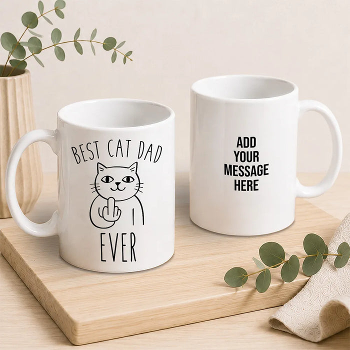 Best Cat Dad Coffee Mug