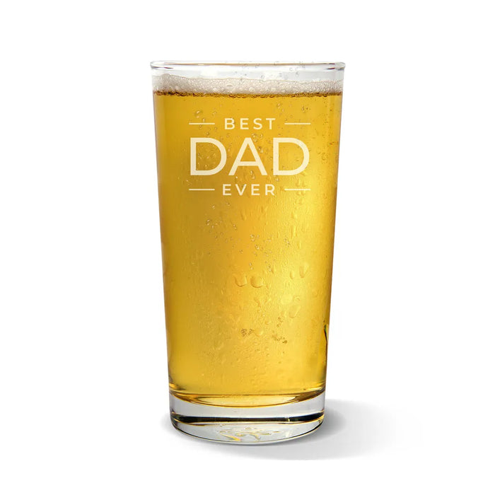 Best Ever Stacked Engraved Pint Glass