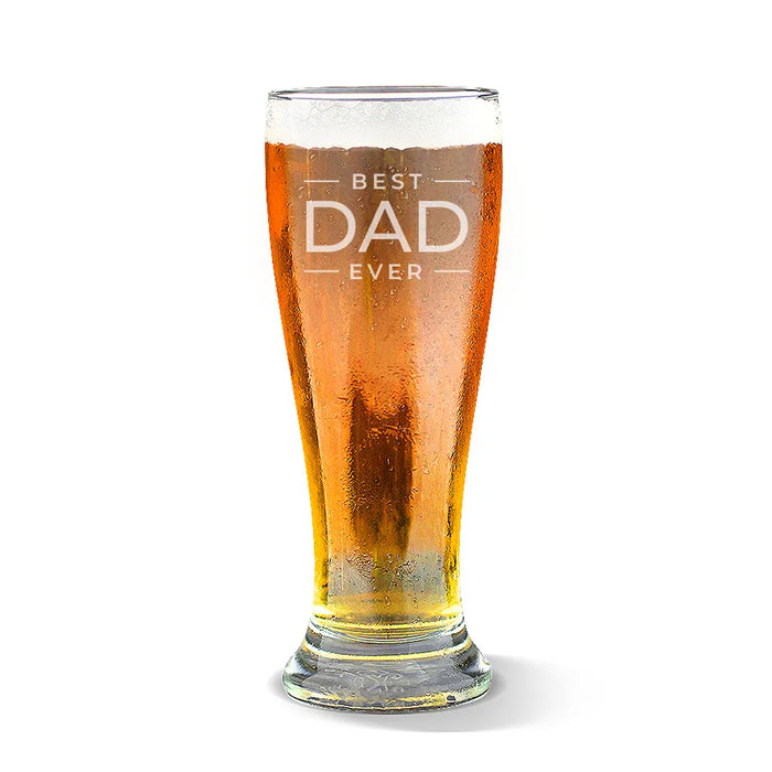 Best Ever Stacked Engraved Premium Beer Glass