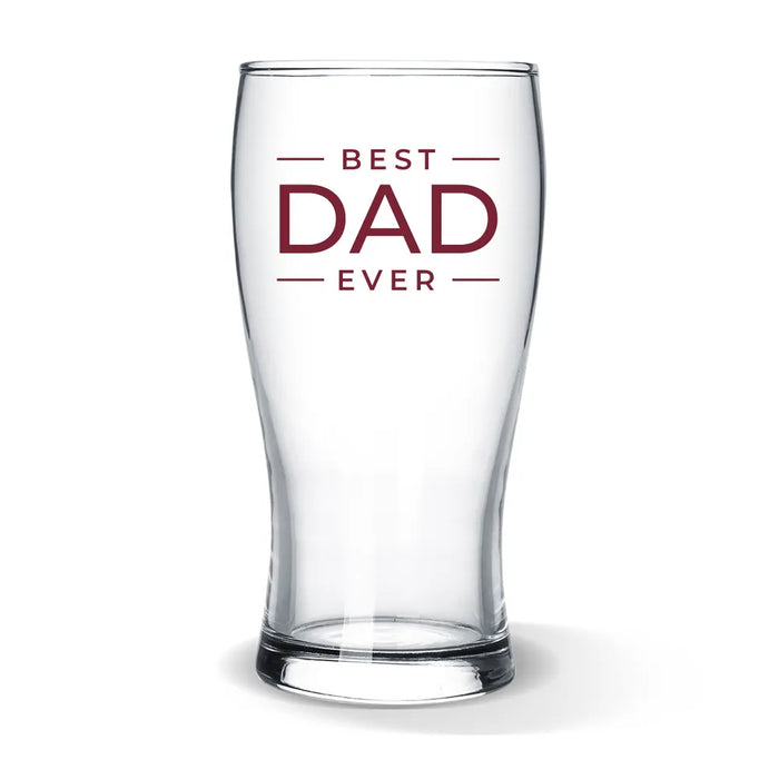 Best Ever Stacked Coloured Standard Beer Glass