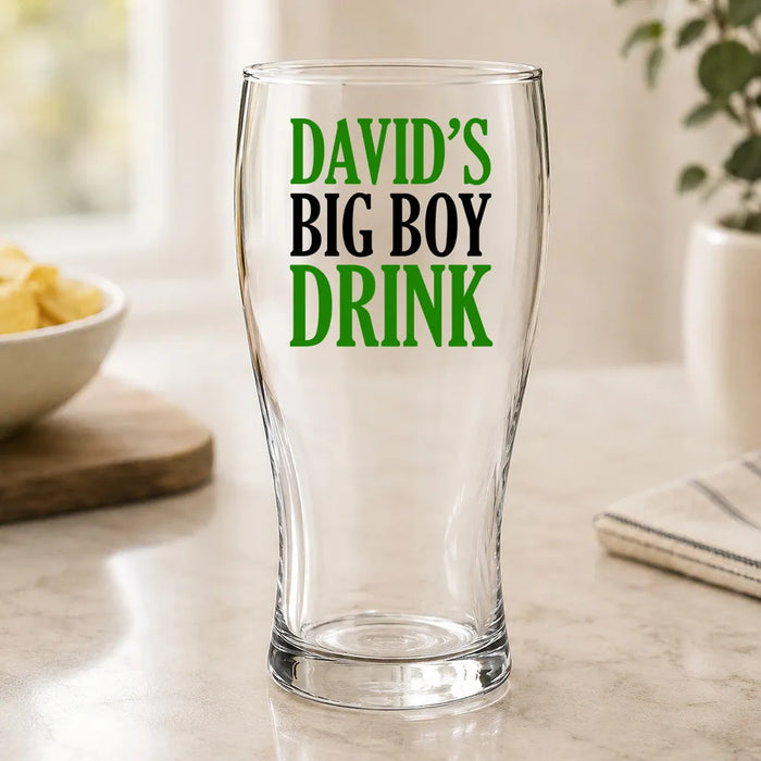 Big Boy Coloured Standard Beer Glass