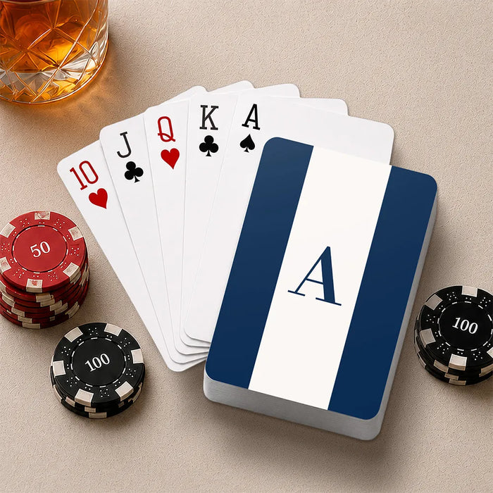 Cabana Stripe Playing Cards