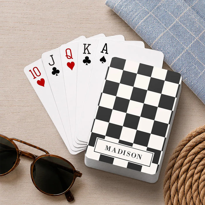 Checkerboard Playing Cards