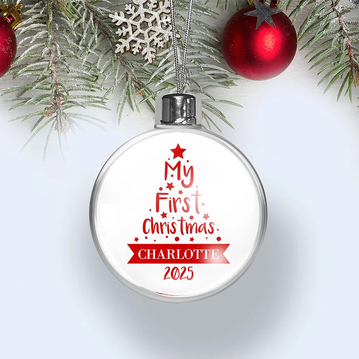 First Christmas Tree Christmas Bauble