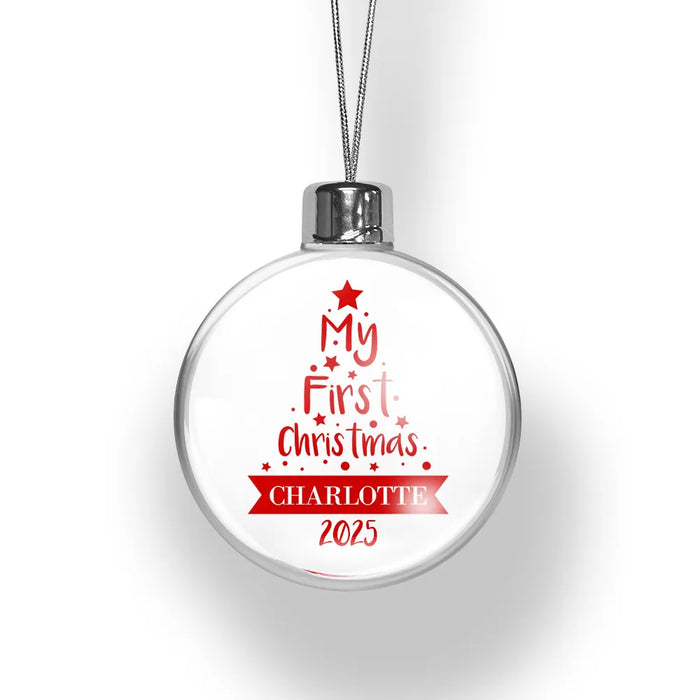 First Christmas Tree Christmas Bauble