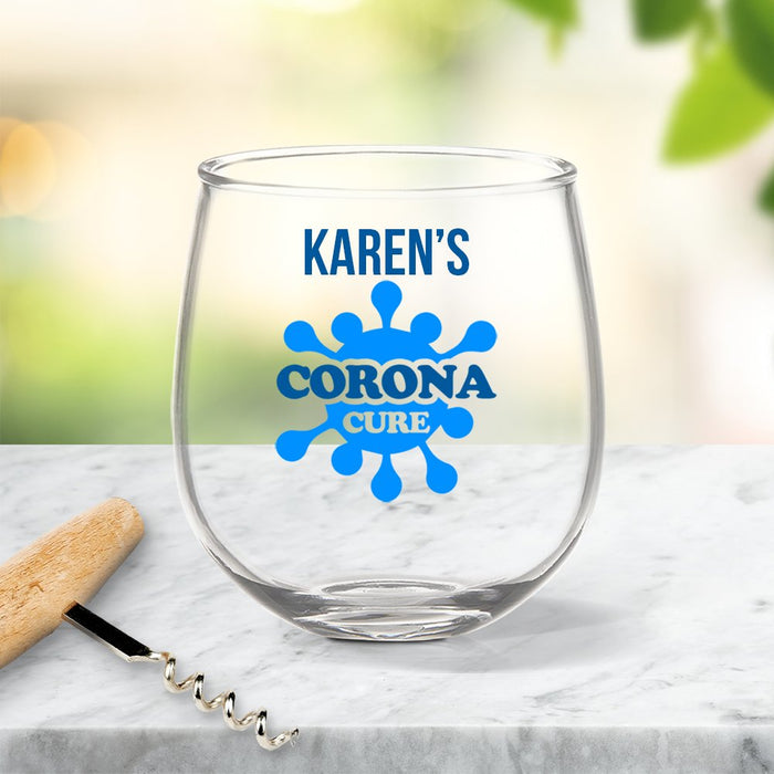 Cure Coloured Stemless Wine Glass