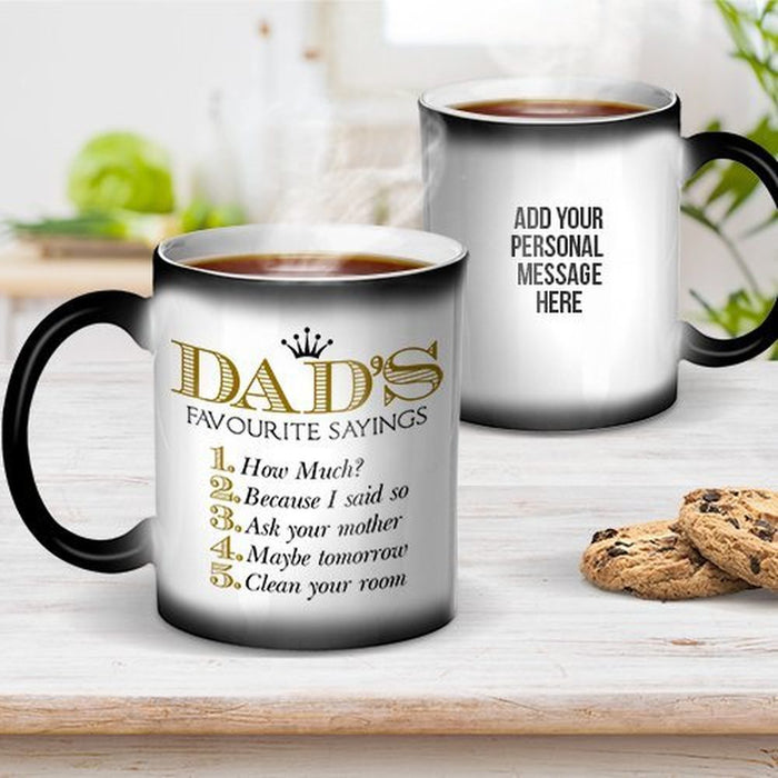 Dad Sayings Ceramic Magic Mug